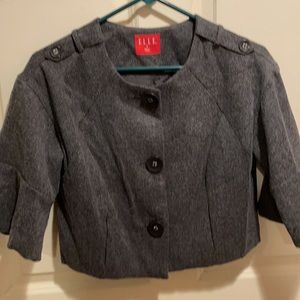 ELLE  size S jacket tweed big buttons antique vintage look